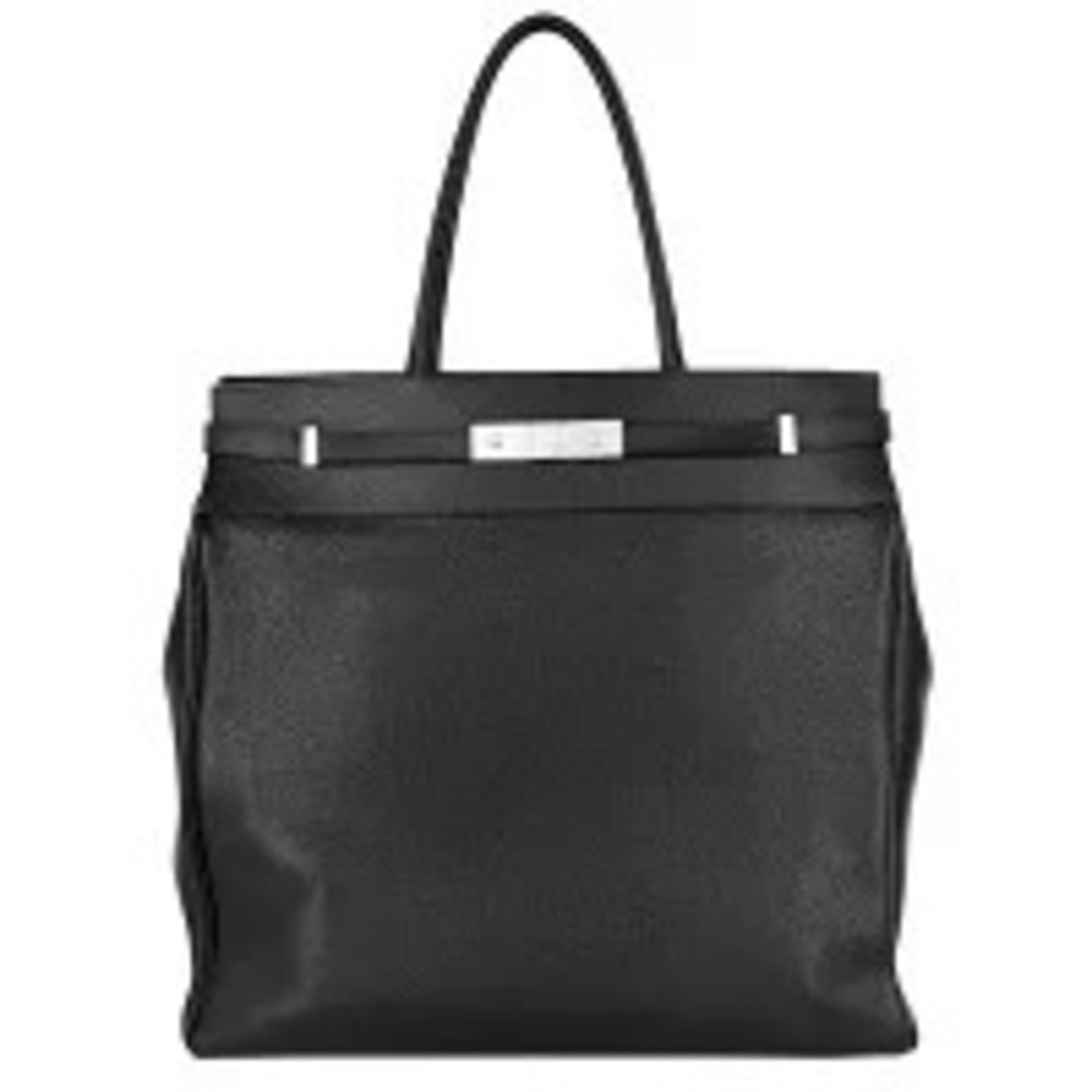Saint Laurent Manhattan Leather 2Way Tote Bag Black